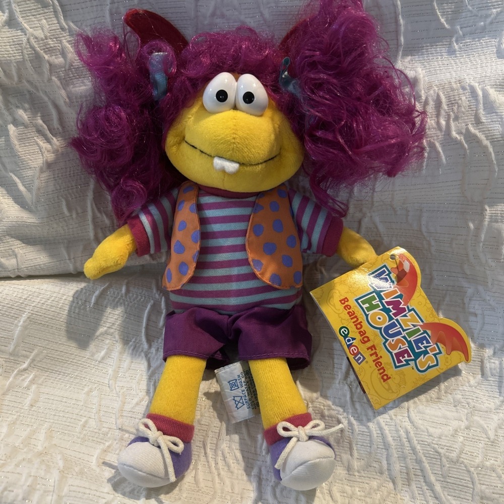 Wimzie 9'‎ Plush Beanbag Friend. Vintage Eden 1999 Wimzie's House  CINAR NWT